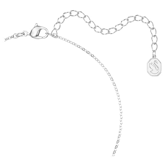 Originally set, Pavé, Crystal pearl, White, Rhodium plated - Swarovski, 5734280