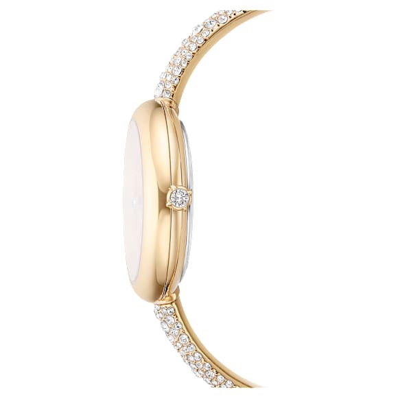 Sublima bangle horloge, Swiss Made, Metalen armband, Goudkleurig, Champagnegoudkleurige afwerking - Swarovski, 5734635