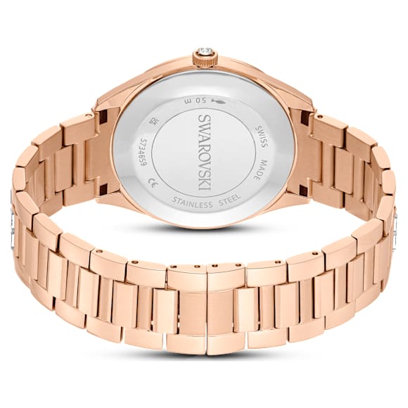 Matrix date 워치, 스위스 메이드, 메탈 브레이슬릿, 로즈골드 톤, 로즈 골드 톤 피니시 - Swarovski, 5734659