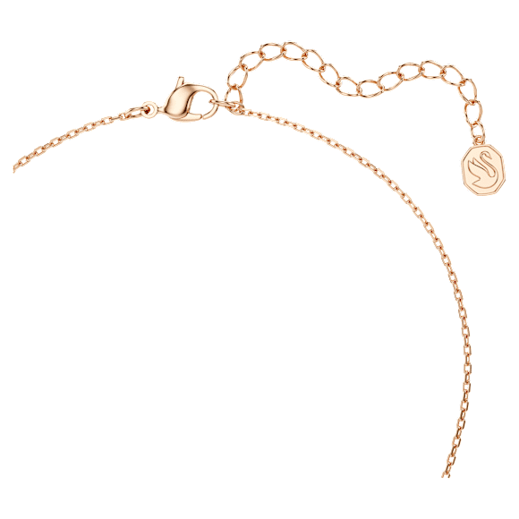 Bella V 세트, 라운드 컷, 화이트, 로즈골드 톤 플래팅 - Swarovski, 5734674