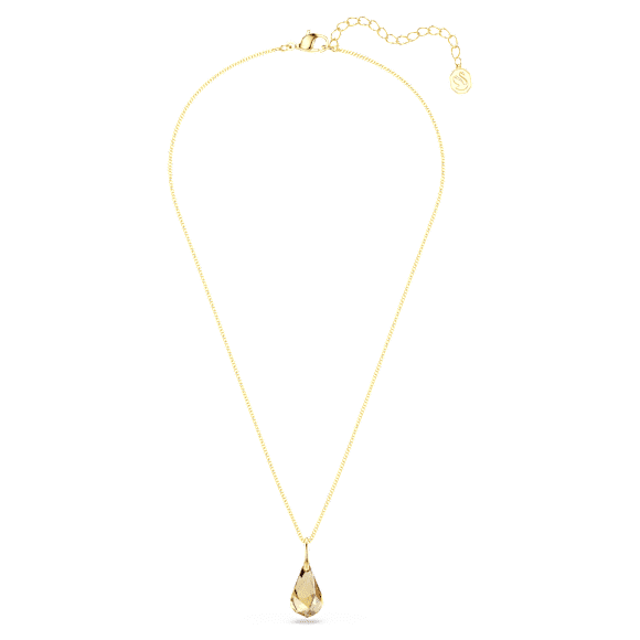 Wisiorek Energic, Brązowy, Wykończenie z 18-karatowego złota - Swarovski, 5734675