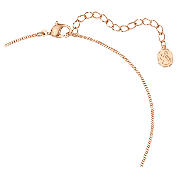 Lunar drop pendant, Rose gold-tone plated - Swarovski, 5734676