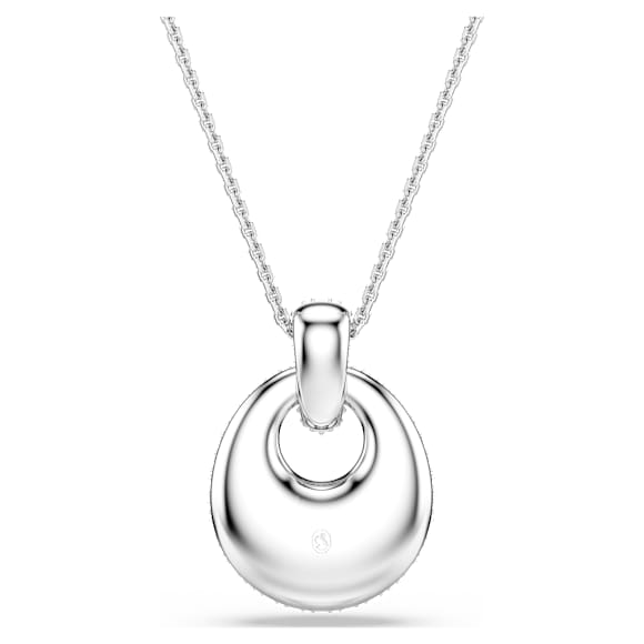 Sublima pendant, White, Rhodium plated - Swarovski, 5735223