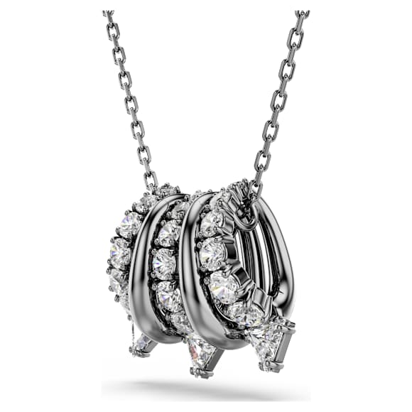 Sublima pendant, White, Ruthenium plated - Swarovski, 5735225