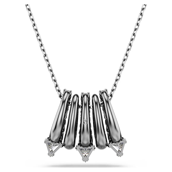 Sublima pendant, White, Ruthenium plated - Swarovski, 5735225