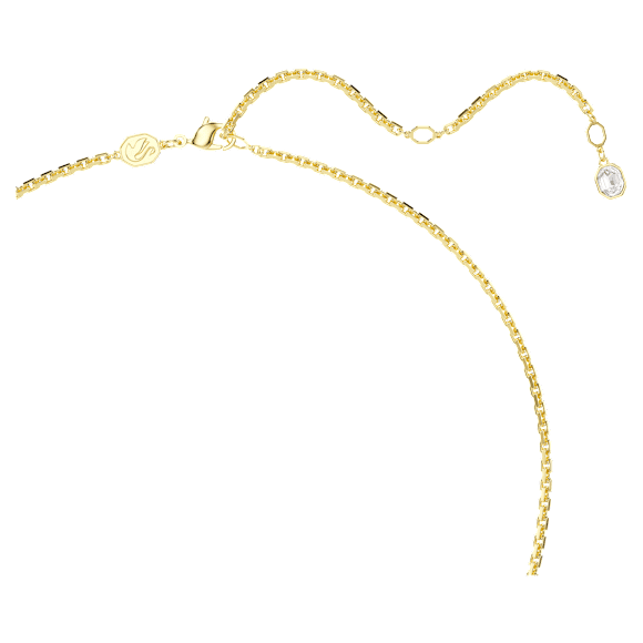 Idyllia 链坠和胸针, 混合切割, 花朵, 流光溢彩, 金色饰面 - Swarovski, 5735227