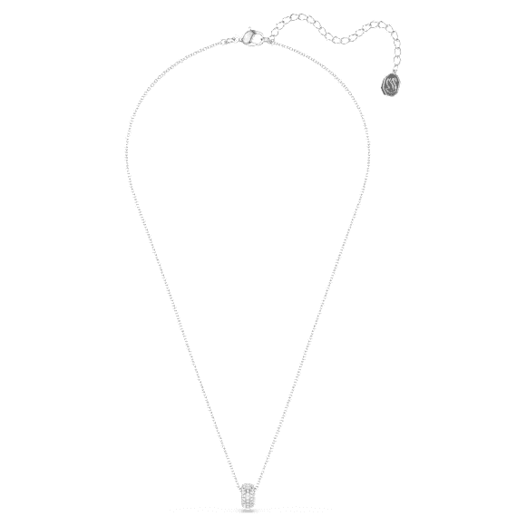 Dextera pendant, White, Rhodium plated - Swarovski, 5735414