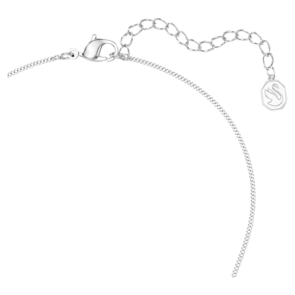 Pendentif Galet, Bleu, Métal rhodié - Swarovski, 5735418