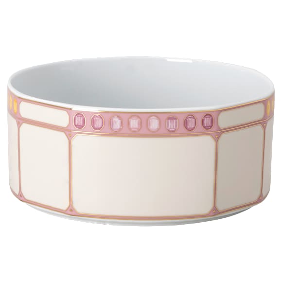 Idyllia bowl, Porcelain, Crystal print motif, Citron, Small, Multicolored - Swarovski, 5735522