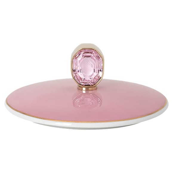 Idyllia mok, Porselein, Motief met kristallen print, vink, Roze - Swarovski, 5735532