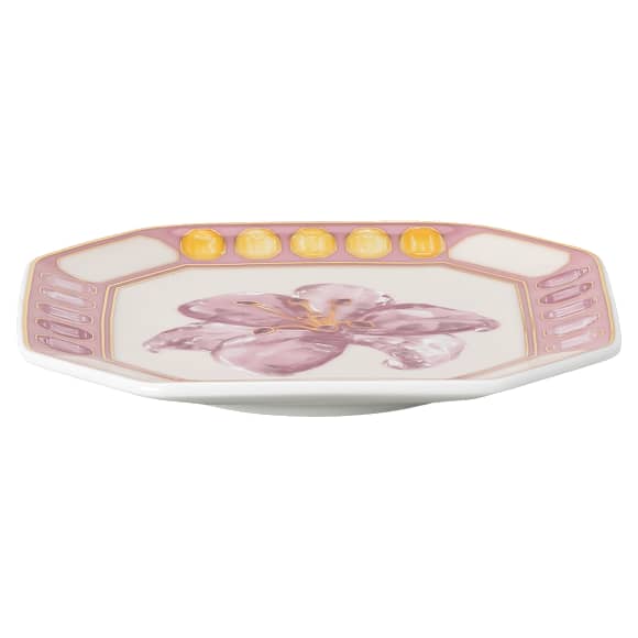 Idyllia vide poche, Porcelain, Crystal print motif, Lily, Multicolored - Swarovski, 5735566