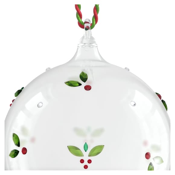 Holiday Cheers Mistletoe Ball Ornament, Multicolored - Swarovski, 5735574
