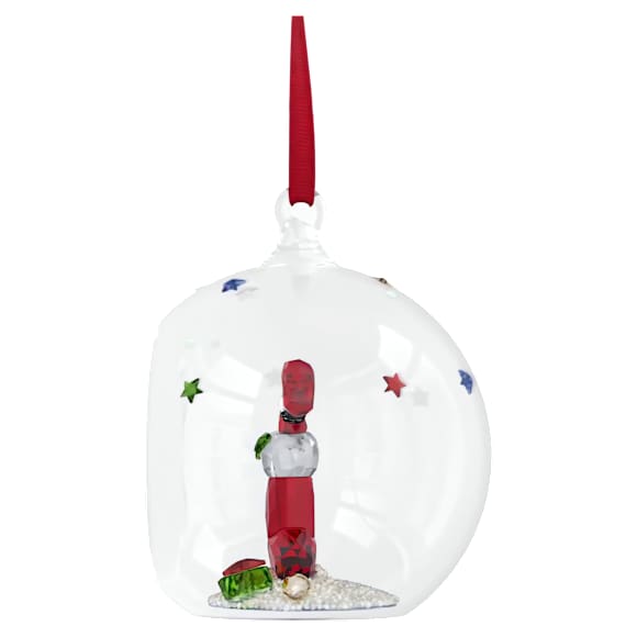 Holiday Cheers Stocking and Candy Ball Ornament, Multicolored - Swarovski, 5735700
