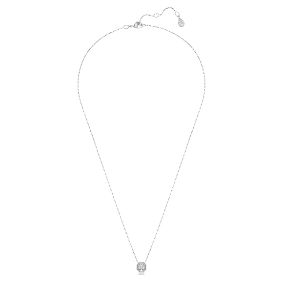 Eternity pendant, Lab-grown diamonds 0.5 ct tw, Octagon shape, 18K white gold - Swarovski, 5735724