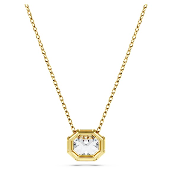 Wisiorek Octagon, Diamenty laboratoryjne 1,0 karata, Kształt ośmiokątny, 18K żółte złoto - Swarovski, 5735725