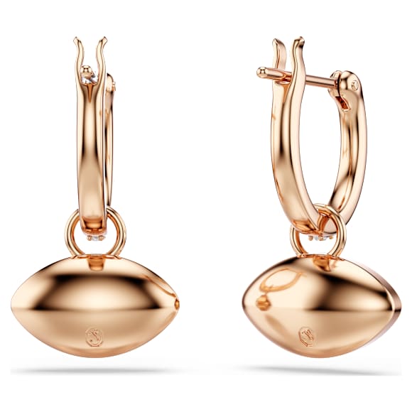 Symbolica damla küpeler, Göz, Çok renkli, Pembe altın rengi kaplama - Swarovski, 5736982