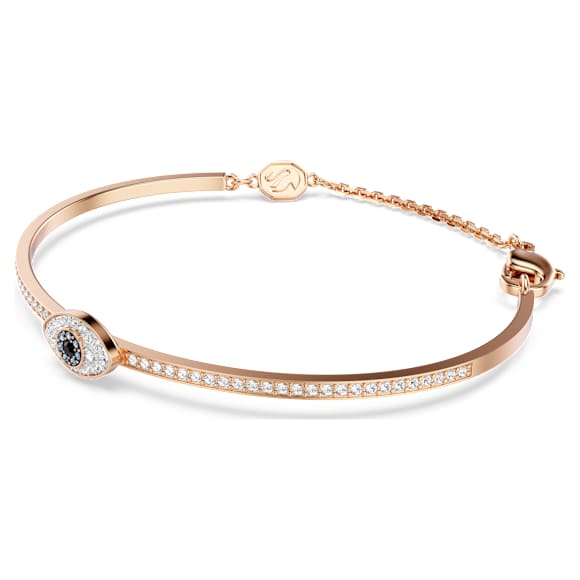Bransoletka typu bangle Symbolica, Oko, Różnokolorowa, Powłoka w odcieniu różowego złota - Swarovski, 5736985