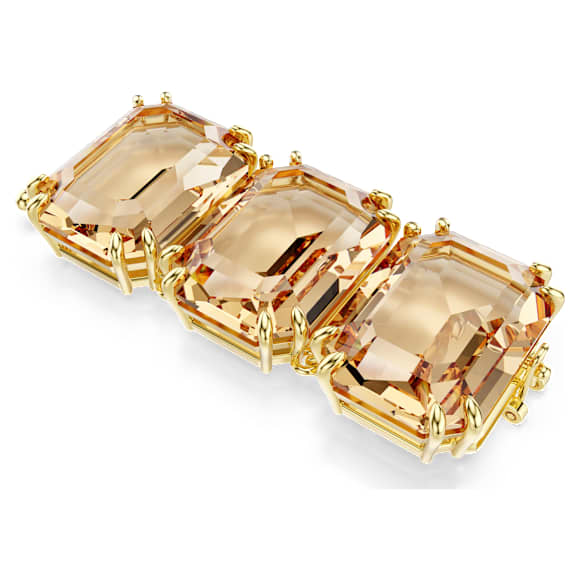 Millenia Förlängare, Åttkantig slipning, Karamellfärgad, 18K guldfinish - Swarovski, 5737004