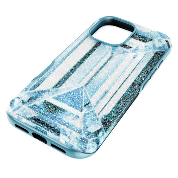 High Smartphone 套, 水晶效果, iPhone® 17, 蓝色 - Swarovski, 5737054