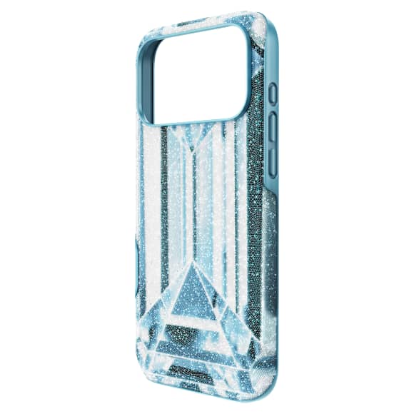 Custodia per smartphone High, Effetto cristallo, iPhone® 17 Pro Max, Blu - Swarovski, 5737056