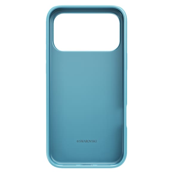 High smartphone case, Crystal effect, iPhone® 17 Pro Max, Blue - Swarovski, 5737056