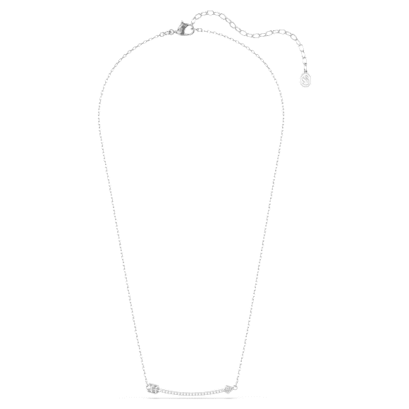 Idyllia 鏈墜, 混合式切割, 箭頭, 白色, 鍍白金色 - Swarovski, 5737293