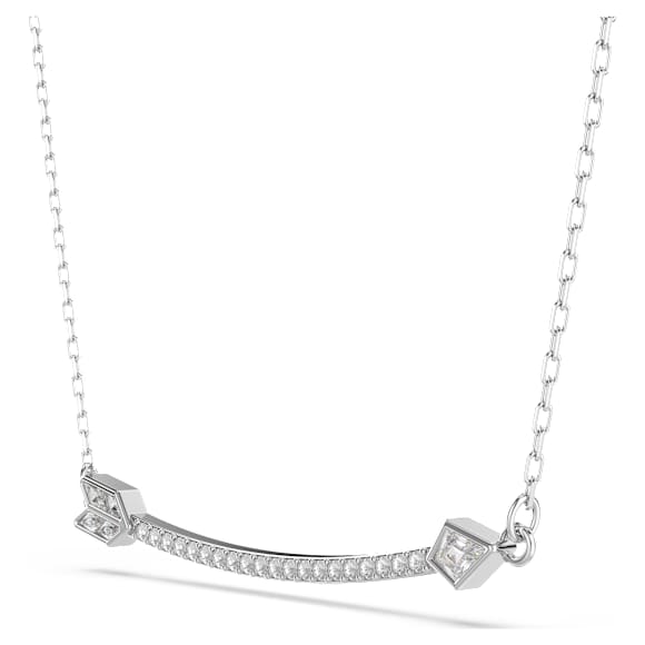 Idyllia ペンダント, ミックスカット, 矢, ホワイト, ロジウム・プレーティング - Swarovski, 5737293