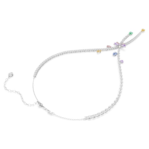 Collier Ariana Grande x Swarovski, Tailles variées, Libellule, Multicolore, Métal rhodié - Swarovski, 5737424