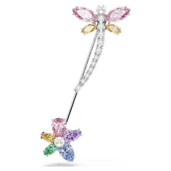 Broška Ariana Grande x Swarovski, Mešani rezi, Kačji pastir, Večbarvna, Prevleka iz rodija - Swarovski, 5737428