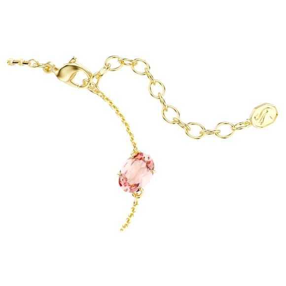 Gema armband, Verschillende slijpvormen, Hangende kristallen, Meerkleurig, Goudkleurige toplaag - Swarovski, 5737442