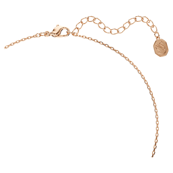 Mickey & Minnie pendant, Multicolored, Rose gold-tone plated - Swarovski, 5737558