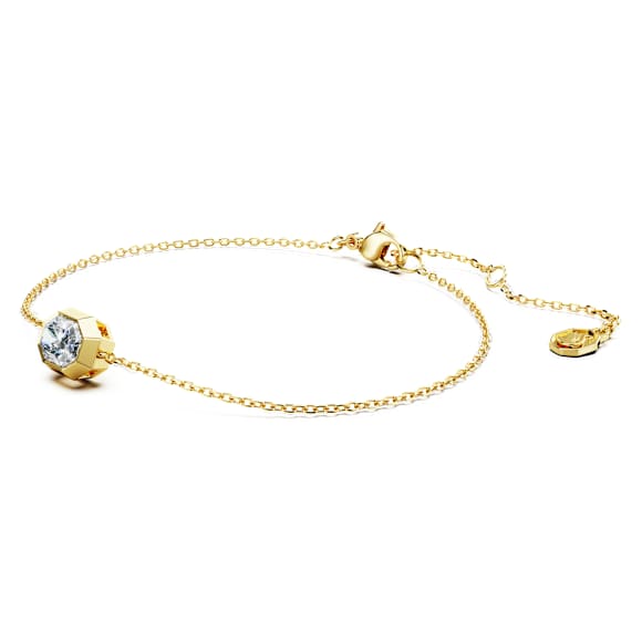 Eternity 브레이슬릿, 랩 그로운 다이아몬드 0.5ct tw, 옥타곤 쉐입, 18K 옐로우 골드 - Swarovski, 5737565