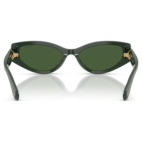 Sunglasses, Cat-eye shape, SK6045, Green - Swarovski, 5737917