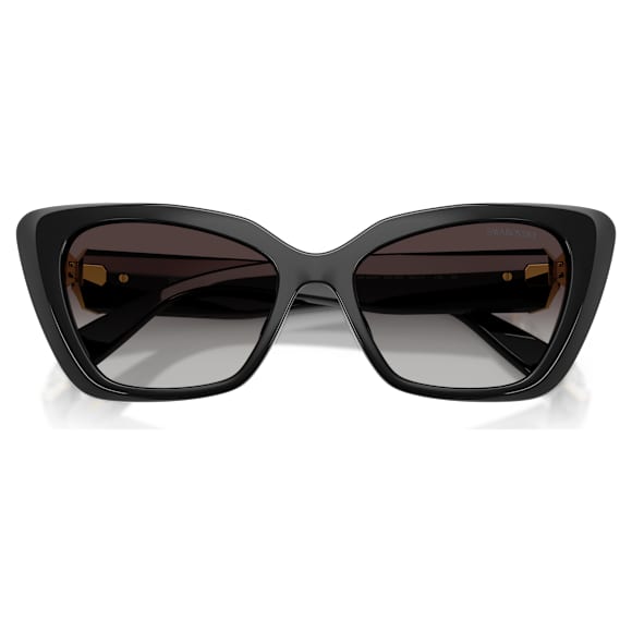 Sunglasses, Cat-Eye shape, SK6047, Black - Swarovski, 5737919