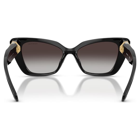 Sunglasses, Cat-Eye shape, SK6047, Black - Swarovski, 5737919