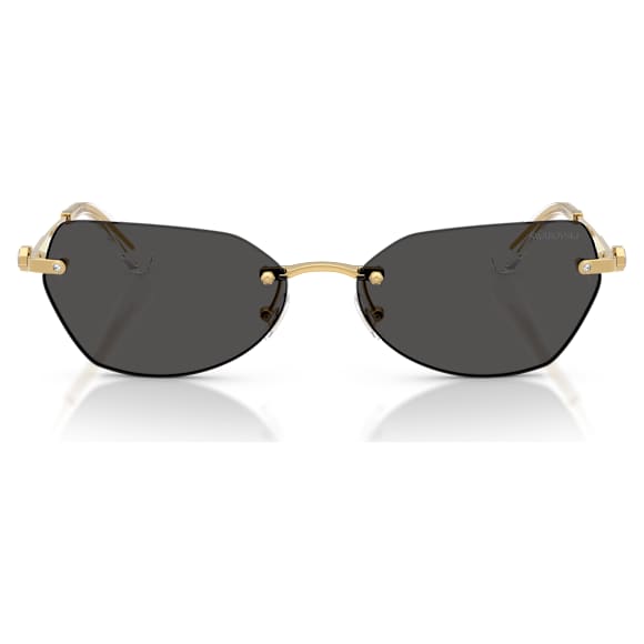 Occhiali da sole, Forma a cuscino, SK7038, Tono dorato - Swarovski, 5738122