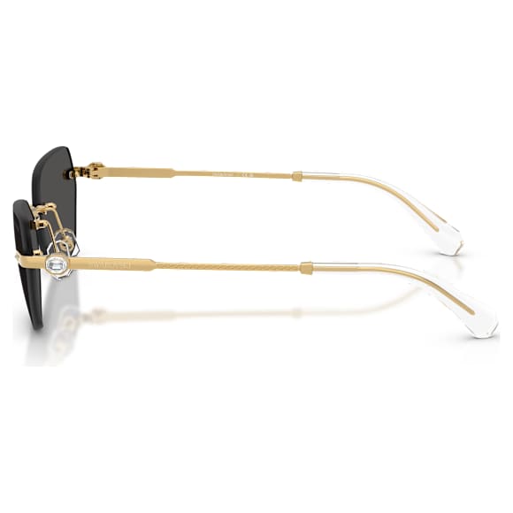 Sunglasses, Pillow shape, SK7038, Gold tone - Swarovski, 5738122