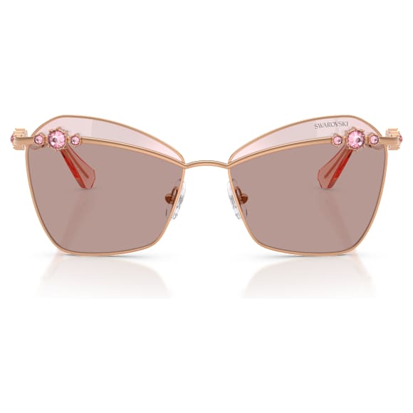 Sunglasses, Square shape, SK7040, Pink - Swarovski, 5738132