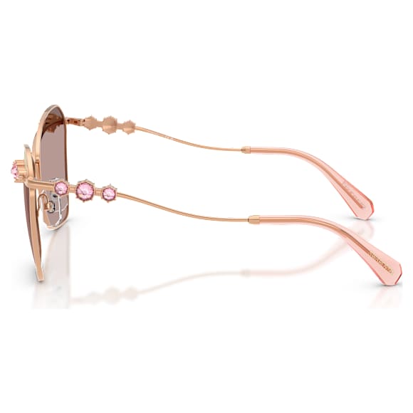 Sunglasses, Square shape, SK7040, Pink - Swarovski, 5738132