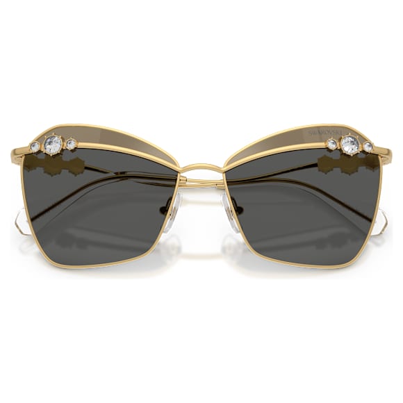 แว่นกันแดด, ทรงเหลี่ยม, SK7040, โทนสีทอง - Swarovski, 5738133
