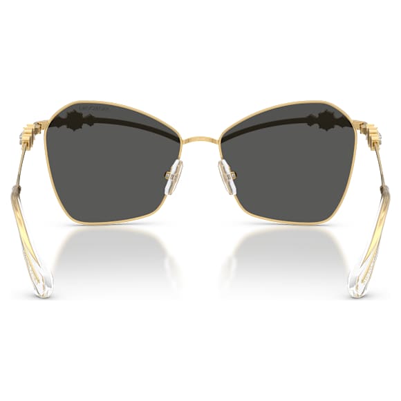 แว่นกันแดด, ทรงเหลี่ยม, SK7040, โทนสีทอง - Swarovski, 5738133