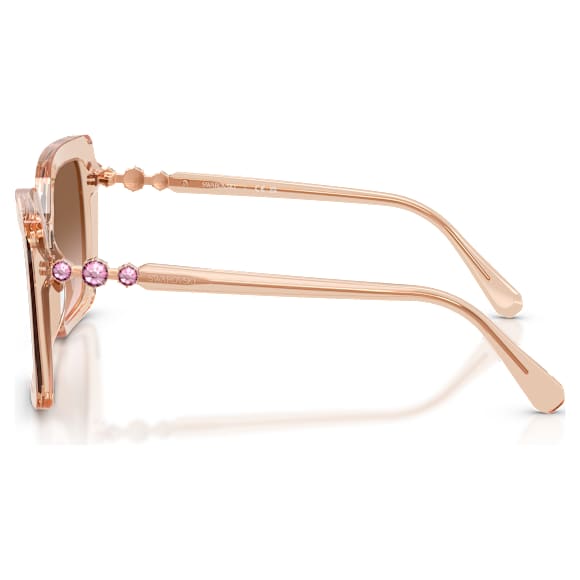 Sunglasses, Square shape, SK6049, Beige - Swarovski, 5738135