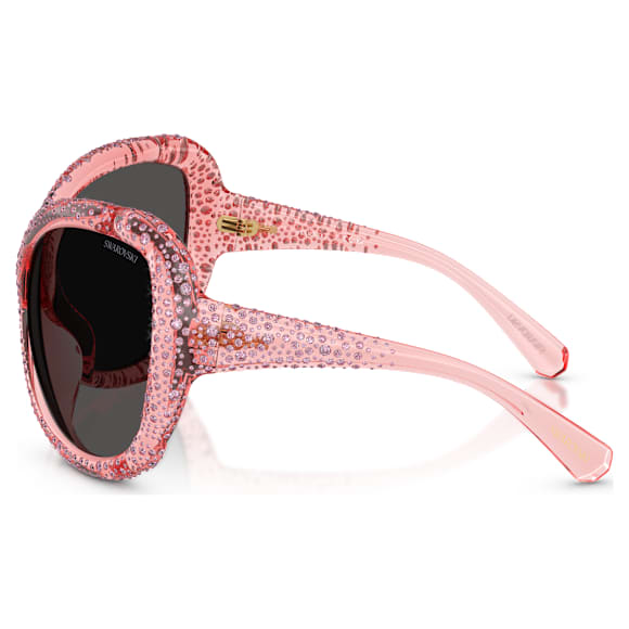 サングラス, 特大, キャッツアイシェイプ, SK6052, ピンク - Swarovski, 5738137