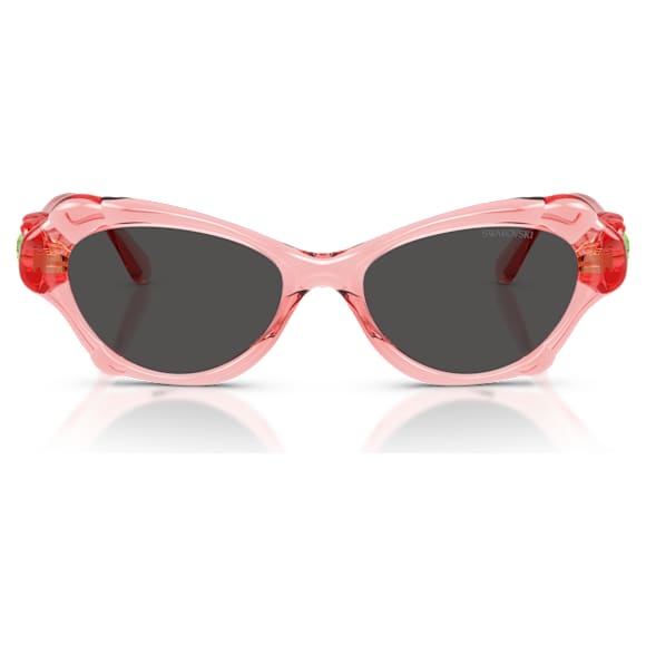 Sunglasses, Pillow shape, SK6050, Pink - Swarovski, 5738139