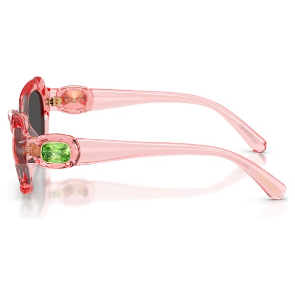 Sunglasses, Pillow shape, SK6050, Pink - Swarovski, 5738139