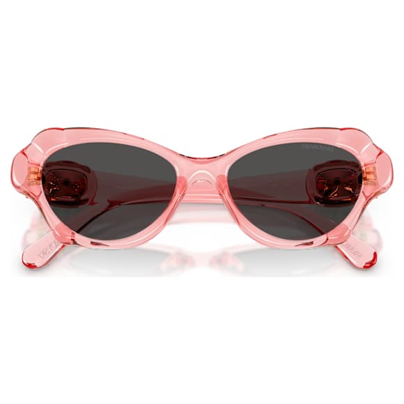 Sunglasses, Pillow shape, SK6050, Pink - Swarovski, 5738139