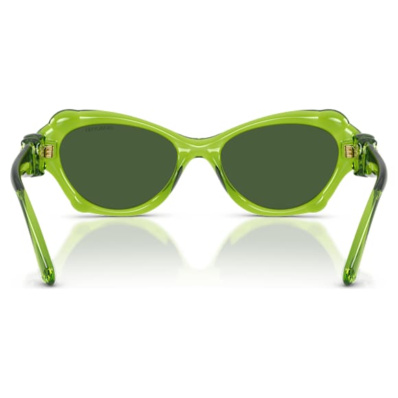 Gafas de sol, Talla cojín, SK6050, Verdes - Swarovski, 5738139