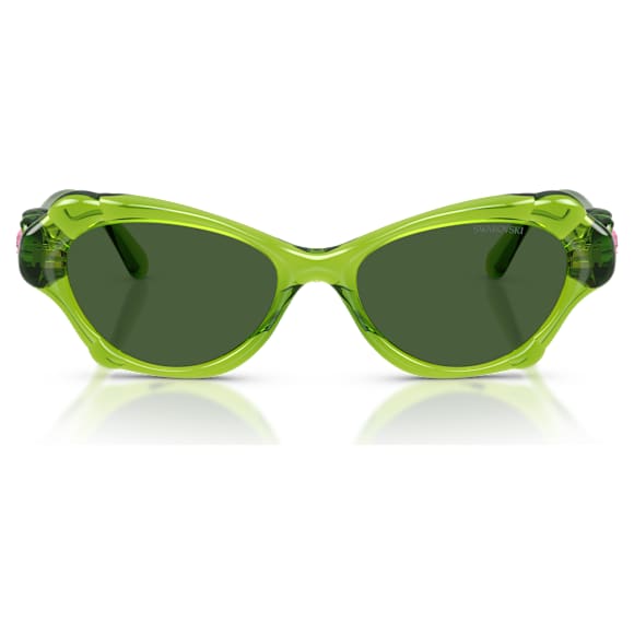 Sunglasses, Pillow shape, SK6050, Green - Swarovski, 5738140