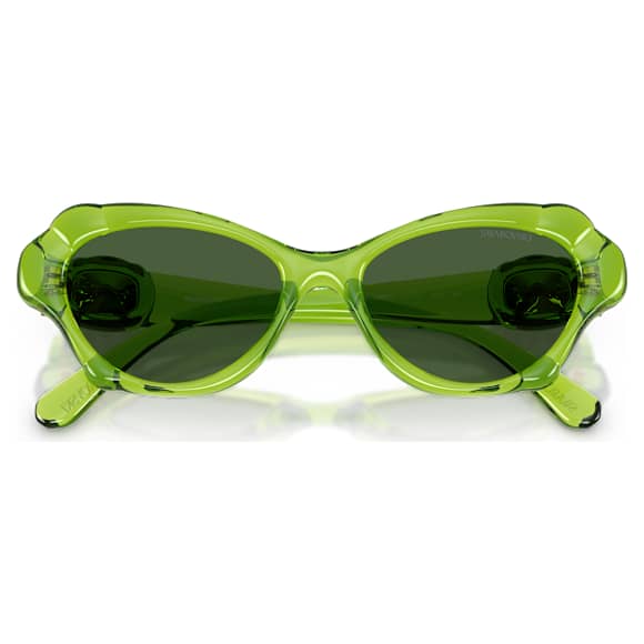 Sunglasses, Pillow shape, SK6050, Green - Swarovski, 5738140
