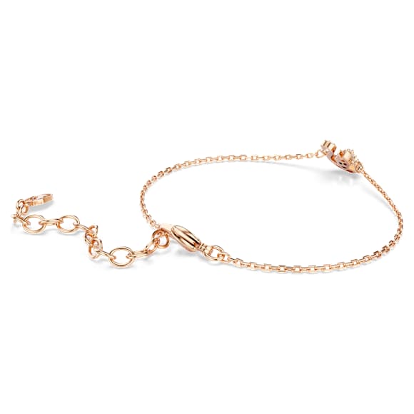 Swan Armband, Blandade slipningar, Svan, Vit, 18K roséguldsfinish - Swarovski, 5738202